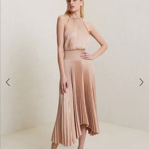 A.L.C. Renzo II Pleated Midi Dress in “Bella”